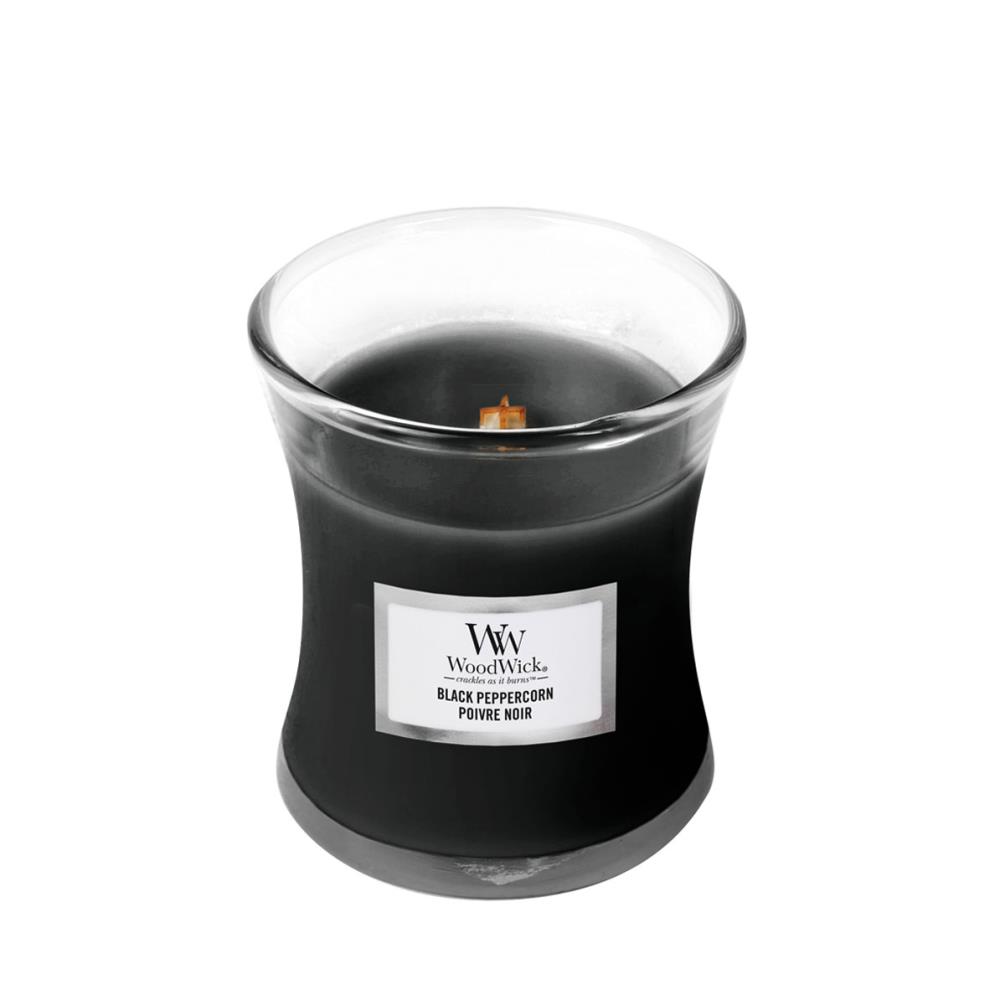 WoodWick Black Peppercorn Mini Hourglass Candle £9.89